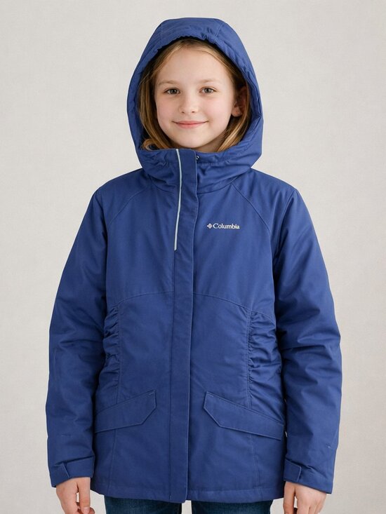 Columbia Sportswear Company Other - Columbia Razzmadazzle Hooded Jacket Girls Size Large Blue